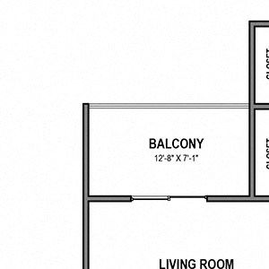 Walnut Crossings Walnut Crossings Large 1 BR, 1 Bath, 950 Sq.Ft. Balcony, Walnut Crossings Apartments, Monroeville, PA
